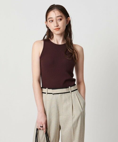 UNITED ARROWS / ユナイテッドアローズ タンクトップ | カップ付き ニットアメリカンスリーブタンクトップ | 詳細12