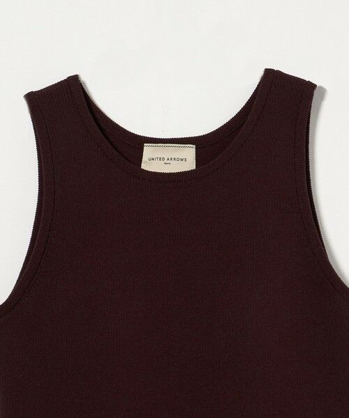 UNITED ARROWS / ユナイテッドアローズ タンクトップ | カップ付き ニットアメリカンスリーブタンクトップ | 詳細20