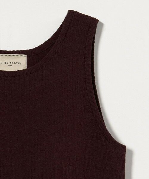 UNITED ARROWS / ユナイテッドアローズ タンクトップ | カップ付き ニットアメリカンスリーブタンクトップ | 詳細21