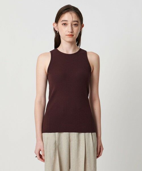 UNITED ARROWS / ユナイテッドアローズ タンクトップ | カップ付き ニットアメリカンスリーブタンクトップ | 詳細15