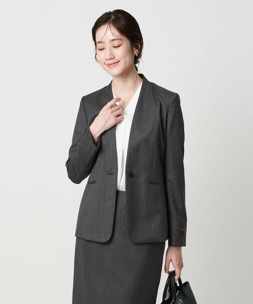 UNITED ARROWS / ユナイテッドアローズ ノーカラージャケット | CANONICO ノーラペルジャケット | 詳細8