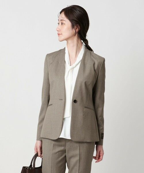 UNITED ARROWS / ユナイテッドアローズ ノーカラージャケット | CANONICO ノーラペルジャケット | 詳細15