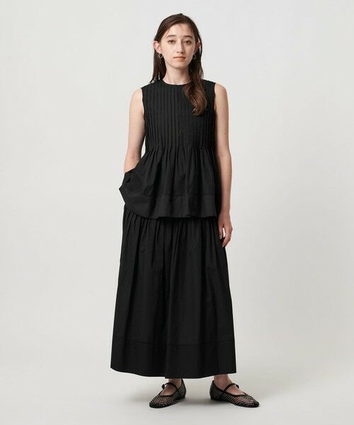 美品 アローズ スカート ブラック C/N タックフレア スカート シフォン 楽天市場】【SALE／70%OFF】＜UNITED ARROWS＞C/N タックフレア
