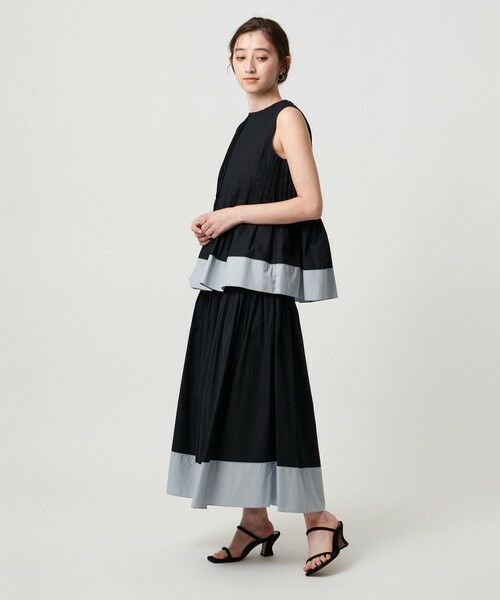 UNITED ARROWS フレアスカート グレー UNITED ARROWS LTD. OUTLET｜タック フレア スカート 3
