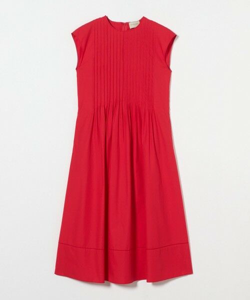 ワンピース UNITED ARROWS Cotton Silk Tuck Dress 38 UNITED ARROWS ワンピース コットンシルク シルキータック