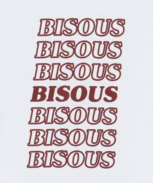 UNITED ARROWS / ユナイテッドアローズ Tシャツ | ＜Les Petits Basics＞BISOUS プリントTシャツ | 詳細11