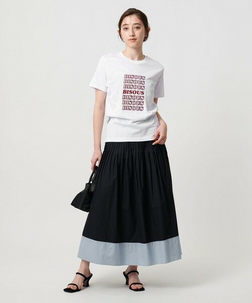 UNITED ARROWS / ユナイテッドアローズ Tシャツ | ＜Les Petits Basics＞BISOUS プリントTシャツ | 詳細3