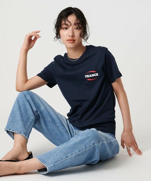 UNITED ARROWS / ユナイテッドアローズ Tシャツ | ＜Les Petits Basics＞FRANCE プリントTシャツ | 詳細2