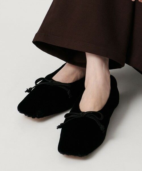 UNITED ARROWS / ユナイテッドアローズ バレエシューズ | ＜PIPPICHIC＞AMBER フェイクファー バレエシューズ | 詳細1