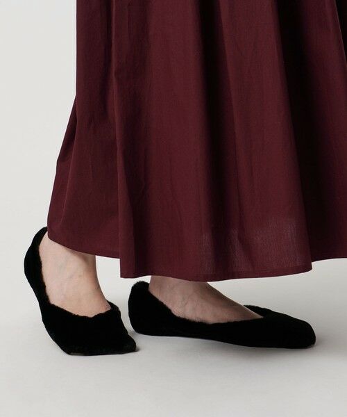 UNITED ARROWS / ユナイテッドアローズ フラットシューズ | 【別注】＜PIPPICHIC＞LINDA フェイクファー フラットシューズ | 詳細2