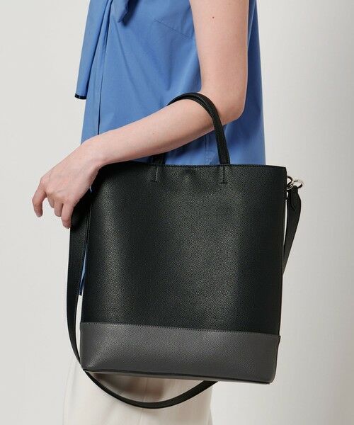 UNITED ARROWS / ユナイテッドアローズ トートバッグ | トリプルカラー バーチカル トートバッグ | 詳細1