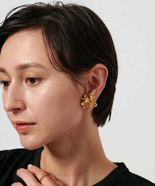 UNITED ARROWS / ユナイテッドアローズ ピアス・イヤリング | ＜IRIS 47＞SUNSLIT フラワー イヤリング | 詳細1