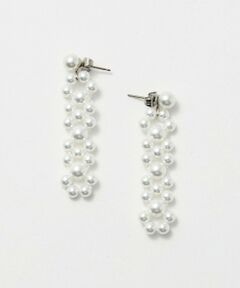 UNITED ARROWS / ユナイテッドアローズ ピアス・イヤリング | 【別注】＜IRIS 47＞イミテーションパール ライン ピアス