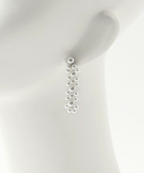 別注】＜IRIS 47＞イミテーションパール ライン ピアス （ピアス