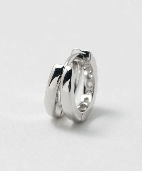 UNITED ARROWS / ユナイテッドアローズ ピアス・イヤリング | パヴェ Vシェイプ フープ ピアス | 詳細3