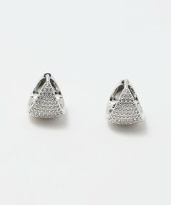 UNITED ARROWS / ユナイテッドアローズ ピアス・イヤリング | パヴェ ラウンド フープ ピアス