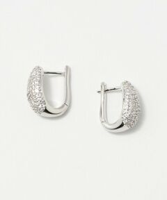 UNITED ARROWS / ユナイテッドアローズ ピアス・イヤリング | ラウンドパヴェ Uシェイプ ピアス
