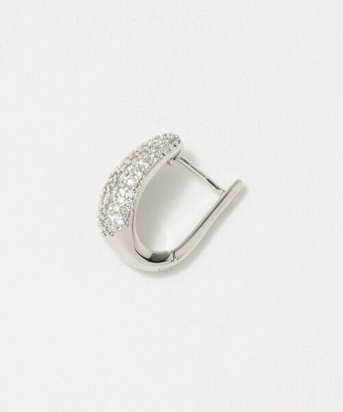 UNITED ARROWS / ユナイテッドアローズ ピアス・イヤリング | ラウンドパヴェ Uシェイプ ピアス | 詳細1