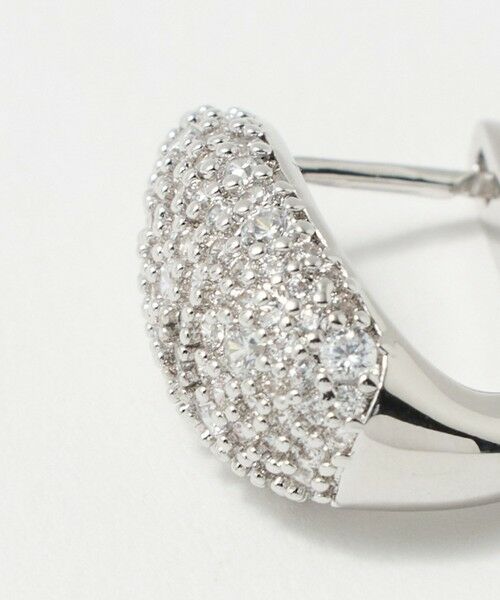 UNITED ARROWS / ユナイテッドアローズ ピアス・イヤリング | ラウンドパヴェ Uシェイプ ピアス | 詳細4