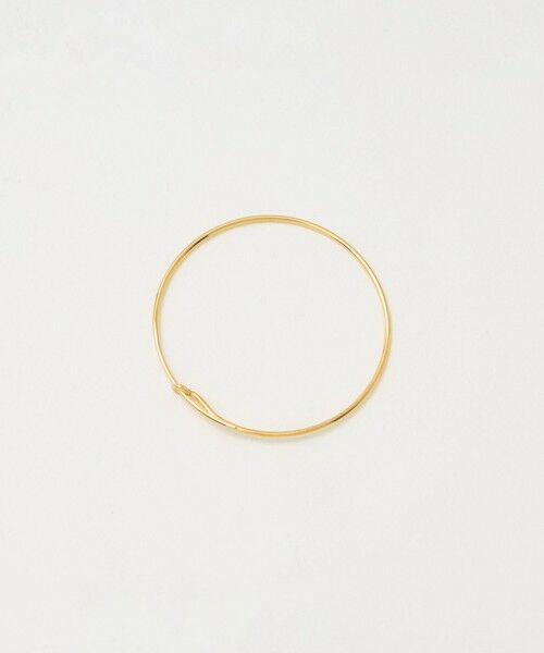 UNITED ARROWS / ユナイテッドアローズ ピアス・イヤリング | SILVER925 ゴールドプレーティング フープピアス | 詳細3