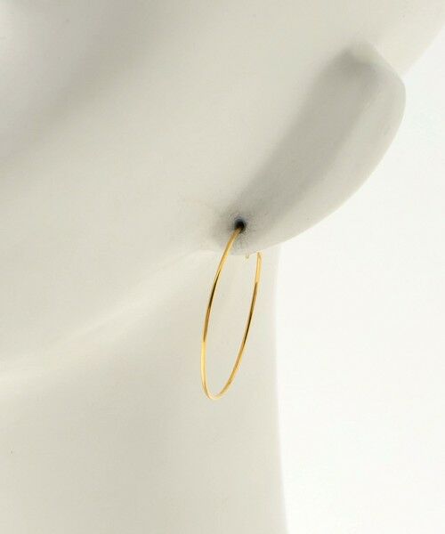 UNITED ARROWS / ユナイテッドアローズ ピアス・イヤリング | SILVER925 ゴールドプレーティング フープピアス | 詳細5