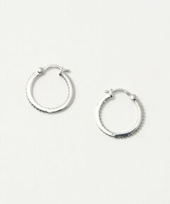 UNITED ARROWS / ユナイテッドアローズ ピアス・イヤリング | パヴェ ナローフープ ピアス