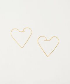 UNITED ARROWS / ユナイテッドアローズ ピアス・イヤリング | SILVER925 ゴールドプレーティング ハート ピアス