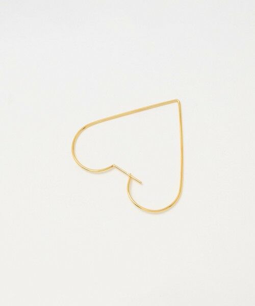 UNITED ARROWS / ユナイテッドアローズ ピアス・イヤリング | SILVER925 ゴールドプレーティング ハート ピアス | 詳細3