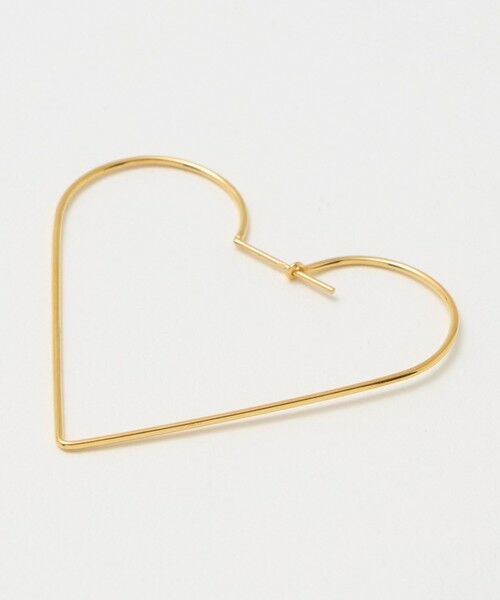 UNITED ARROWS / ユナイテッドアローズ ピアス・イヤリング | SILVER925 ゴールドプレーティング ハート ピアス | 詳細4