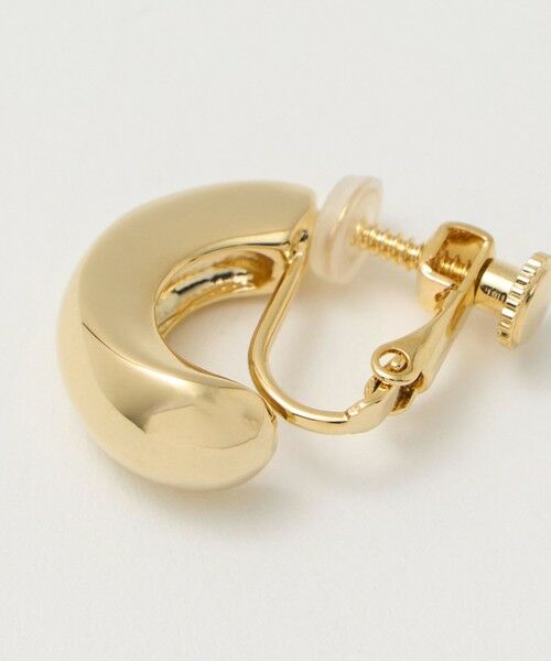 UNITED ARROWS / ユナイテッドアローズ ピアス・イヤリング | ハーフ ムーン イヤリング | 詳細4