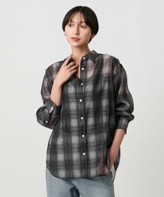 UNITED ARROWS / ユナイテッドアローズ シャツ・ブラウス | オーガンジー プリント シャツ ‐ウォッシャブル‐