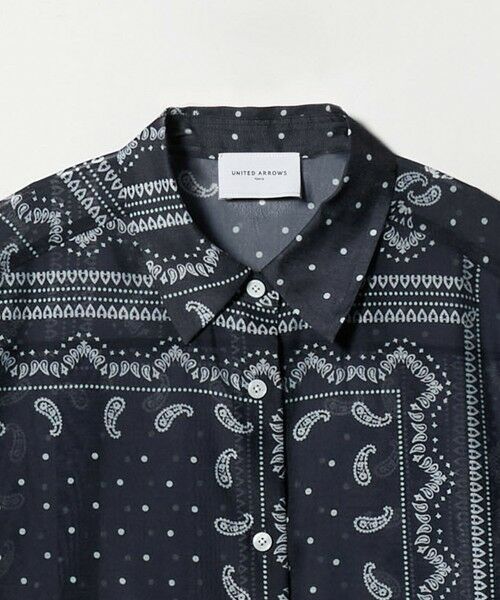 UNITED ARROWS / ユナイテッドアローズ シャツ・ブラウス | オーガンジー プリント シャツ ‐ウォッシャブル‐ | 詳細8