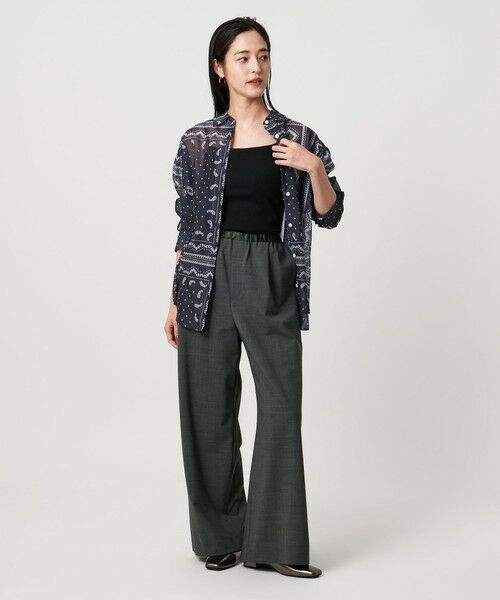 UNITED ARROWS / ユナイテッドアローズ シャツ・ブラウス | オーガンジー プリント シャツ ‐ウォッシャブル‐ | 詳細2