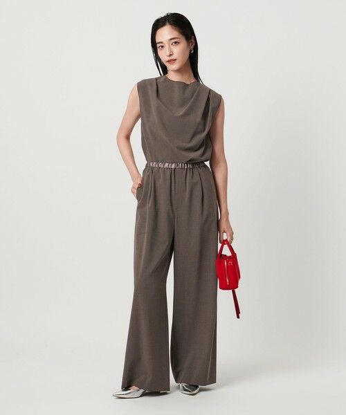 UNITED ARROWS / ユナイテッドアローズ その他パンツ | サテン ウエスト イージー パンツ ‐ウォッシャブル‐ | 詳細9