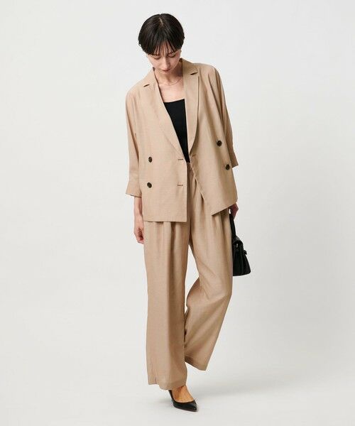 UNITED ARROWS / ユナイテッドアローズ その他パンツ | シアー イージー ワイド パンツ ‐ウォッシャブル‐ | 詳細1