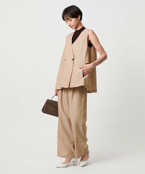 UNITED ARROWS / ユナイテッドアローズ その他パンツ | シアー イージー ワイド パンツ ‐ウォッシャブル‐ | 詳細3