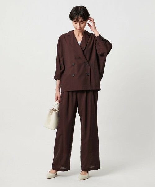 UNITED ARROWS / ユナイテッドアローズ その他パンツ | シアー イージー ワイド パンツ ‐ウォッシャブル‐ | 詳細15