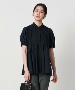 UNITED ARROWS ブラック ブラウス半袖 UNITED ARROWS｜ユナイテッドアローズ（レディース）のシャツ