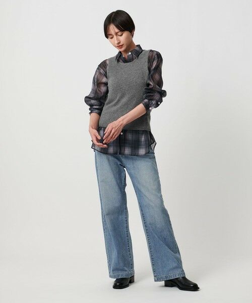 UNITED ARROWS / ユナイテッドアローズ ベスト | アメリカンスリーブ ニット ベスト | 詳細8