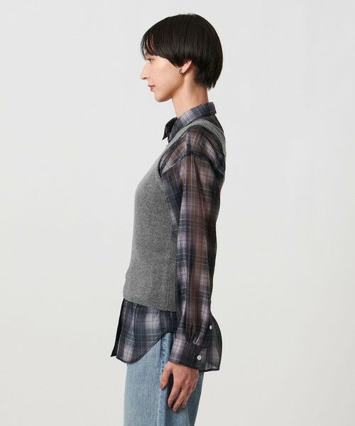 UNITED ARROWS / ユナイテッドアローズ ベスト | アメリカンスリーブ ニット ベスト | 詳細10