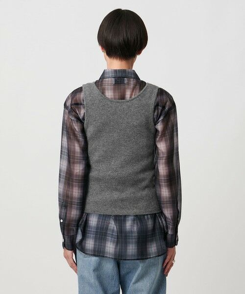 UNITED ARROWS / ユナイテッドアローズ ベスト | アメリカンスリーブ ニット ベスト | 詳細11