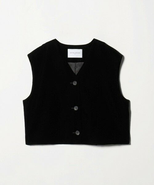 UNITED ARROWS / ユナイテッドアローズ ベスト | ベルベット ミニ ベスト | 詳細3