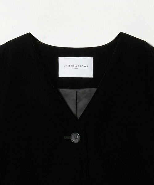 UNITED ARROWS / ユナイテッドアローズ ベスト | ベルベット ミニ ベスト | 詳細5
