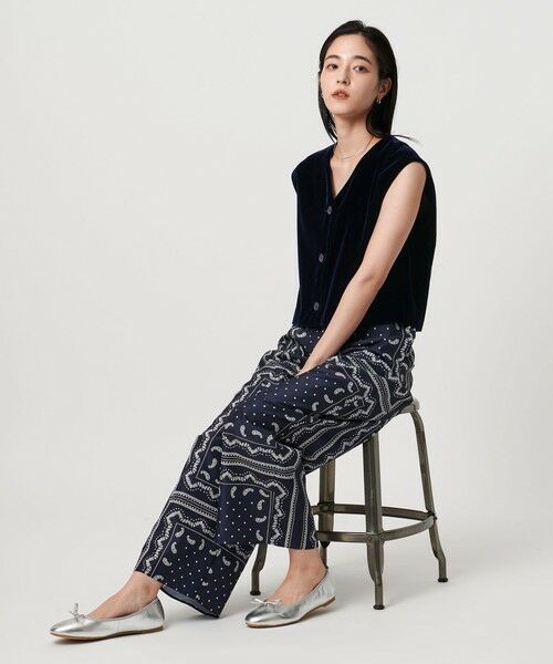 UNITED ARROWS / ユナイテッドアローズ ベスト | ベルベット ミニ ベスト | 詳細9