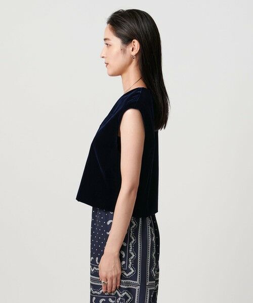 UNITED ARROWS / ユナイテッドアローズ ベスト | ベルベット ミニ ベスト | 詳細11