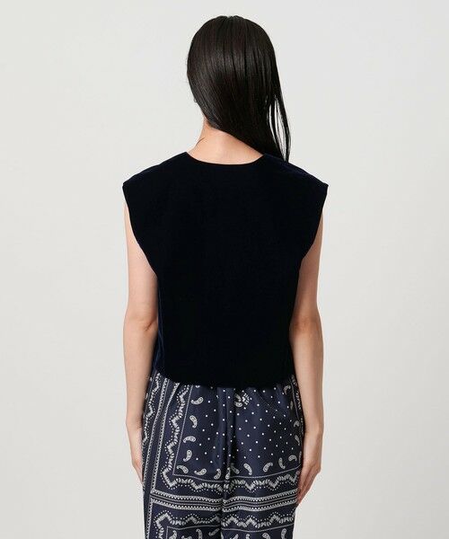 UNITED ARROWS / ユナイテッドアローズ ベスト | ベルベット ミニ ベスト | 詳細12