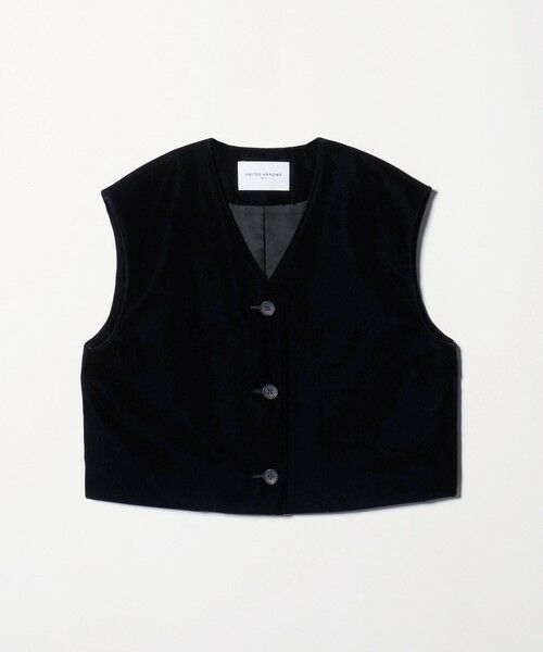 UNITED ARROWS / ユナイテッドアローズ ベスト | ベルベット ミニ ベスト | 詳細13
