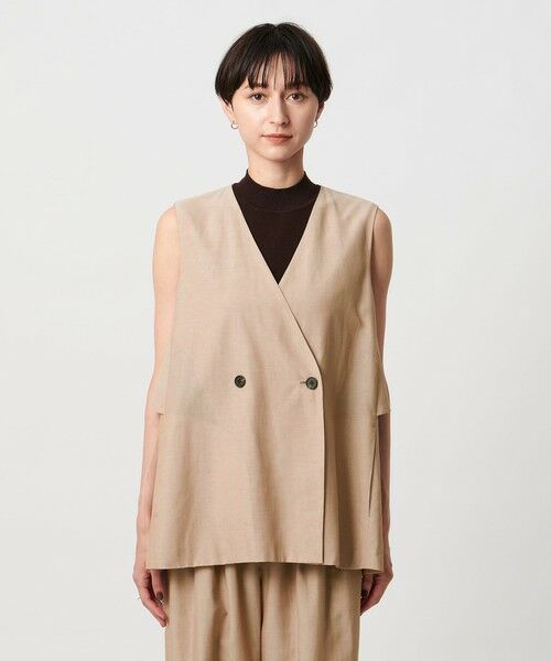 UNITED ARROWS / ユナイテッドアローズ ベスト | シアー バックフレア ベスト ‐ウォッシャブル‐ | 詳細5