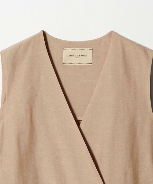 UNITED ARROWS / ユナイテッドアローズ ベスト | シアー バックフレア ベスト ‐ウォッシャブル‐ | 詳細10
