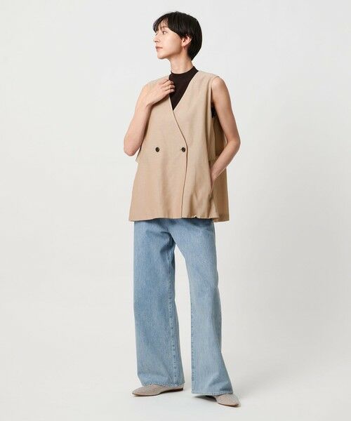 UNITED ARROWS / ユナイテッドアローズ ベスト | シアー バックフレア ベスト ‐ウォッシャブル‐ | 詳細3